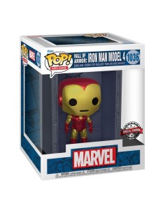 Funko Pop! Deluxe: Marvel Hall of Armor: Iron Man Model 4 (Metallic)