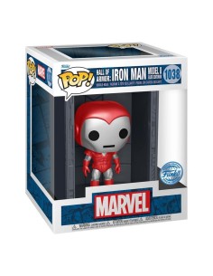 Funko Pop! Deluxe: Marvel Hall of Armor: Iron Man Model 8 Silver Centurion (Mettalic)