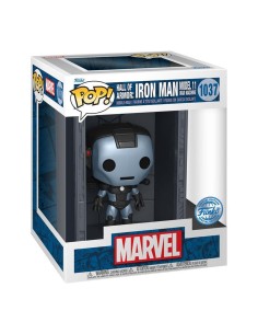 Funko Pop! Deluxe: Marvel Hall of Armor: Iron Man Model 11 War Machine (Mettalic)
